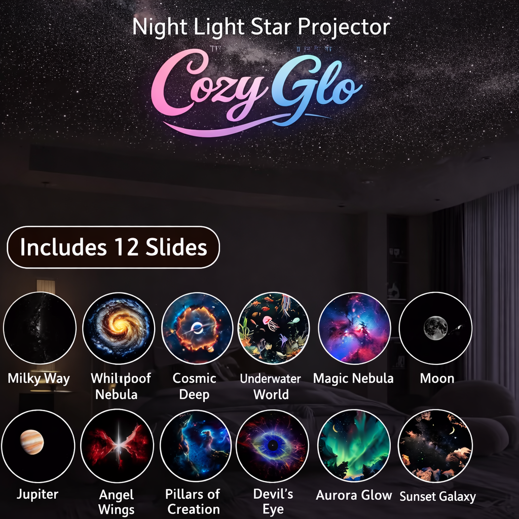 Cozy Glo™ Night Light Star Projector