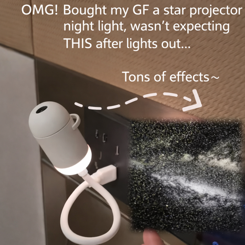 Cozy Glo™ Night Light Star Projector